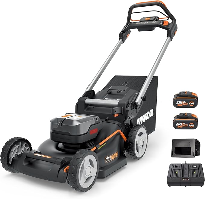 WORX WG749E mit Mulchfunktion
