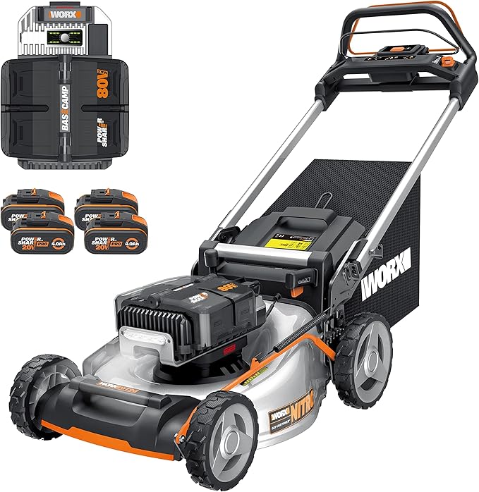 WORX WG761E Akku Rasenmäher mit Radantrieb